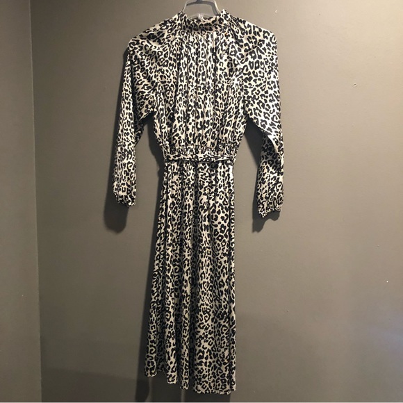 Loft Cheetah Animal Print Dress, 4 - Picture 4 of 7